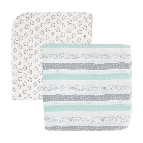 Sábanas Baby Mink Muselina Azul