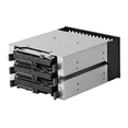 thumbnail image 5 of 2X 3.5 Inch HDD Cage Rack Hard Driver Tray Drive Support 3 Disks, 5 of 5