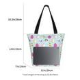 thumbnail image 3 of Salouo Happy Easter for Shoppers Tote for Women Foldable Handbags with Big Capacity Casual One-Shoulder Shopping Bag Hobo Bags Fit for Office/Shopping/Park, 3 of 6