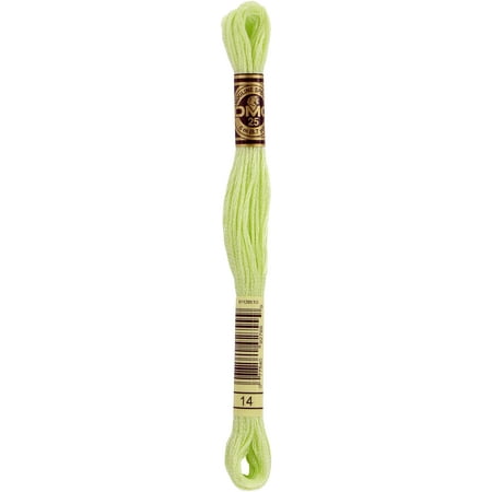 UPC: 0077540927999 | DMC 6-Strand Embroidery Cotton 8.7yd-Pale Apple Green