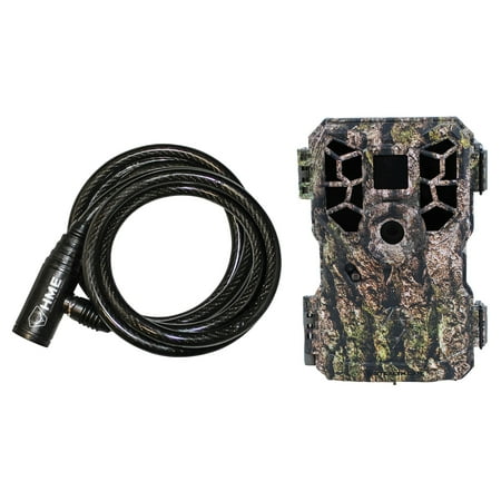 Game Cam Locks Stealth Cam STC-PX18FXCMO 14.0-Megapixel NO GLO FX Shield Camo Trail Cam Bundle with HME-CBLK Python Cable Lock ()
