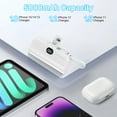 thumbnail image 5 of OWNTECH Portable Charger Power Bank for iPhone Android with LED Display 5000mAh Mini Fast Charger Battery Pack Compatible with iPhone 15/14/13/12, 5 of 7