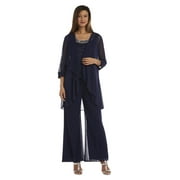 R&M Richards Women's Three Piece Pant Set