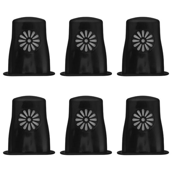 SOPOTUTU 6-Pack Guitar Humidifiers Black Humidity Control and Enhanced Sound Quality