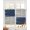 Blue, variant on Navy Blue Striped Sheer Curtains 45 Inch Length 2 Panels Set for Living Room/Bedroom, Farmhouse Stripes Modern Abstract Art Kitchen Curtains Grommet Semi-Sheer Curtains Window Treatments 42"x45"x2