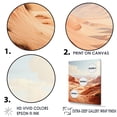 thumbnail image 3 of Designart "Canyon Drift In Desert Dreams I" Minimalism Floater Framed Wall Decor, 3 of 5