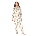 thumbnail image 4 of Adult Christmas Onesie Bears and Baseball Adult Zipper One-Piece Pajamas Unisex Pajamas with Pockets, 4 of 6
