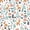White Terracotta Peach, variant on Manfei Kawaii Axolotl 7-Piece Twin Bedding,Floral Animal Bedding Comforter Set,Reversible