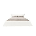 thumbnail image 6 of King Size Upholstered Platform Bed, Modern Bed Frame with Velvet Headboard for Bedroom, 6 of 16