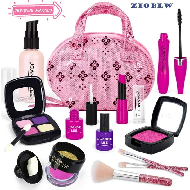 Girls Toys - Perfect Play Kit for Girls and Teens, Pink Kids Toys for 3 4 5 6 7 8 Year Old Girls, Makeup Kit for Girl with Cosmetic Bag - Walmart.com