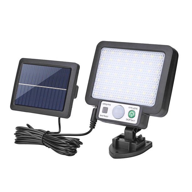 Pared Solar Dividida LED Lámpara Sensor A Prueba Calle (A)