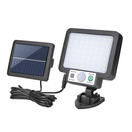 

FTjfrsbc LED Split Solar Wall Light Waterproof Motion Sensor Lamp Street Light (A)