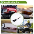 thumbnail image 3 of Unique Bargains 5Pins 48V 40A Relay for Motorcycle Car Truck Boat with Sockets Fuses Black 1 Set Plastic Hanging, 3 of 6
