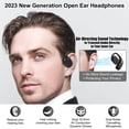 thumbnail image 6 of WUSI Open Ear Headphones , Air Conduction Headphones Bluetooth 5.3 Touch Control Wireless Earbuds, Up to 16 Hours Playtime Earphones with Dual 16.2mm Dynamic Drivers Deep Bass, 6 of 6