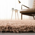 thumbnail image 5 of SAFAVIEH Popcorn Solid Polyester Shag Area Rug, Beige, 2' x 3', 5 of 8