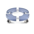 thumbnail image 7 of Heavy Duty Trash Can Dolly with 4 Lockable Wheels 440lbs Capacity Adjustable 15-22.8 Inch Round Roller Base Multi Functional Drum Caddy Cart Blue, 7 of 7