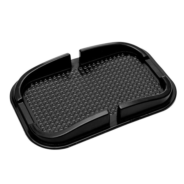 Generic Support de Téléphone pour Voiture en Silicone Antidérapant Multifonction pour Tableau de Bord Support de Rangement pour Téléphone Intelligent Appareils GPS Lunettes Rouge à Lèvres Stylo Pièces