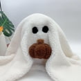 thumbnail image 4 of Gus el fantasma con almohada de calabaza de peluche de 10 pulgadas, juguete de peluche de terror de Halloween para niños y niñas, muñeco de peluche suave, regalo para fanáticos y niños, 4 of 4
