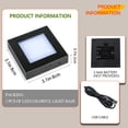 thumbnail image 2 of ZEERSHEE LED Light Display Base for Crystal 3D Glass Art, 7 Lighting Mode Color Change Square Stand Base Plate Flat, 2 of 8