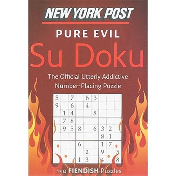 Pre-Owned New York Post Pure Evil Su Doku, (Paperback)