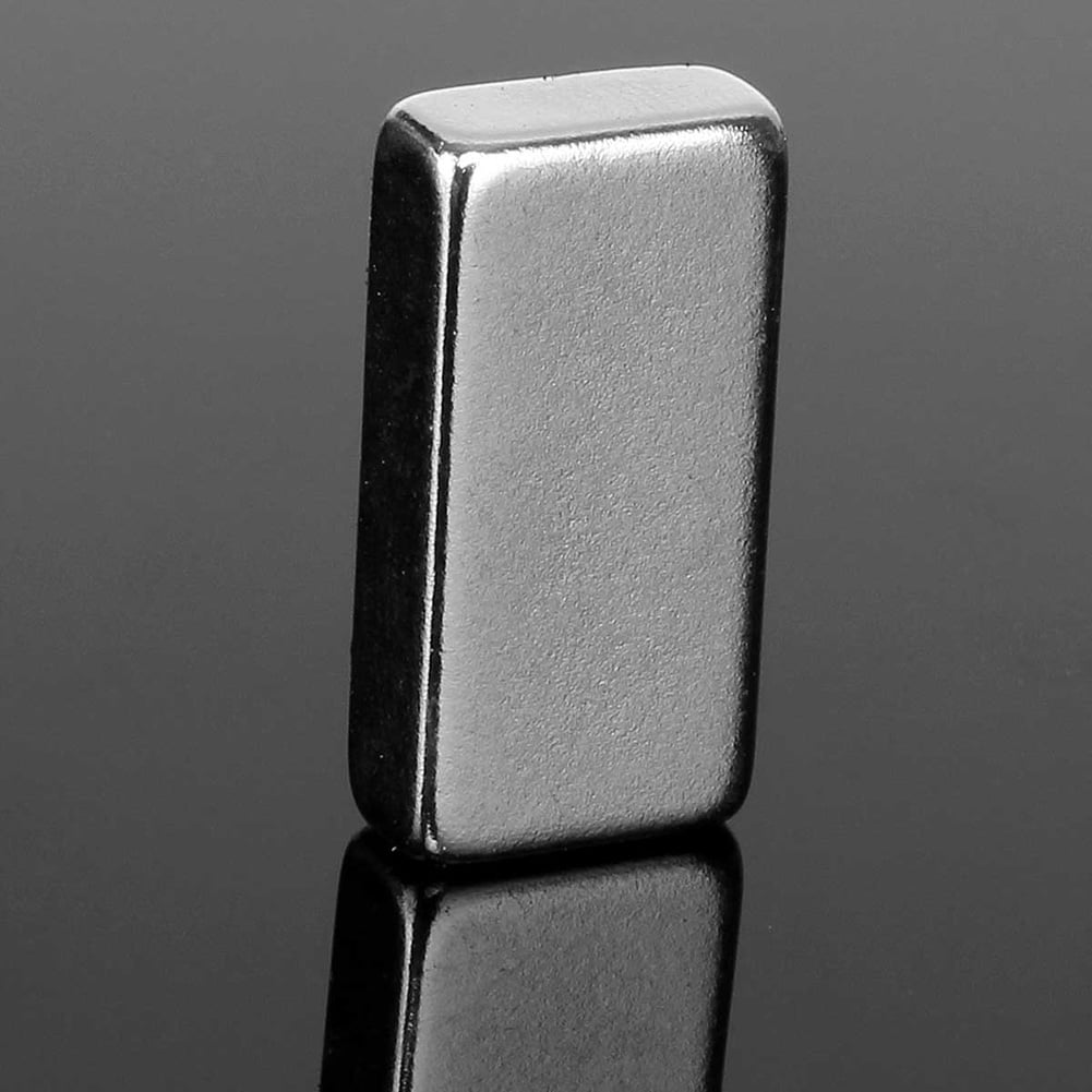 8Pcs 20x10x5mm Block Cuboid N52 Neodymium Super Strong Rare Earth Fridge Sliver 