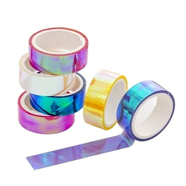 12 Rolls Colored Duct Tape Set - PE Decorative Tape with Bright Colors, Glitter Decor, and Fun Designs - Perfect for Crafting and DIY Projects