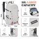 thumbnail image 3 of Mochila BAGPARKK, grande, 35 L, ligera y plegable, gris, 3 of 7