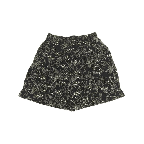 Mens Breakwater Black Tropical Wildlife Birds Board Shorts Swim Trunks Large L