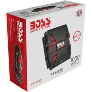 BOSS Audio Systems PT1000 Phantom Series 1000W 2 Channel Vehicle Audio Amplifier, Black