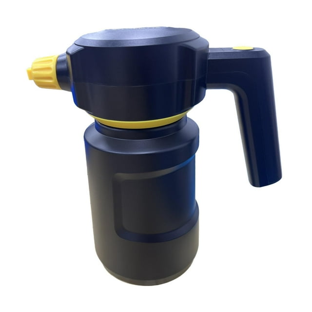 Pulverizador de espuma eléctrico para coche, portátil, de 2 l, para limpieza de coches, hogar y motocicletas. Amarillo