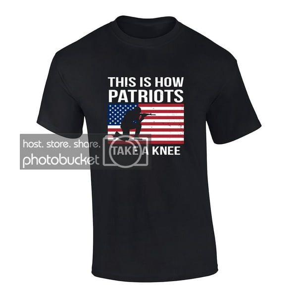 Trenz Shirt Company Military This Is How Patriots Take A Knee Short Sleeve Tee Shirt Black Walmart Com Walmart Com