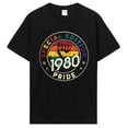 thumbnail image 1 of Camiseta Vintage hecha en 1980 para hombre camiseta de manga corta para cumpleaños camiseta Retro de aniversario de la vieja escuela Camiseta de algodón ropa de calle, 1 of 7