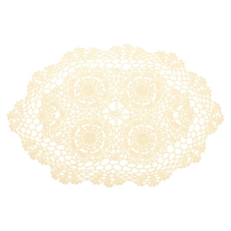 

Decorative Crochet Placemat Cotton Lace Table Mat Dinning Table Ornament