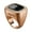 Gold, variant on Islamic Prayer Tracks Rings with Large Display & Vibrating Alert Finger Counter