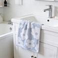 thumbnail image 7 of Floral Jacquard Bath Towel, Soft Absorbent Lint-Free Face & Body Towel, Quick Dry Durable Hand Towel for Men Women Bathroom Daily Use, 7 of 7