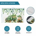 thumbnail image 6 of St. Patrick's Day Green Truck Gnome Placemats Set of 4,Wipeable Washable Table Mats for Dining Tables, Four Leaf Gold Coin Place Mats for Kitchen Event Party Tabletop Decor, 6 of 9