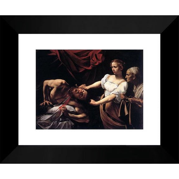 Judith Beheading Holofernes 15x18 Framed Art Print by Caravaggio