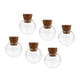 thumbnail image 5 of 6 botellas de vidrio con tapón de corcho, frascos, viales, colgantes artesanales, amuletos de deseos. 18mm, 5 of 9