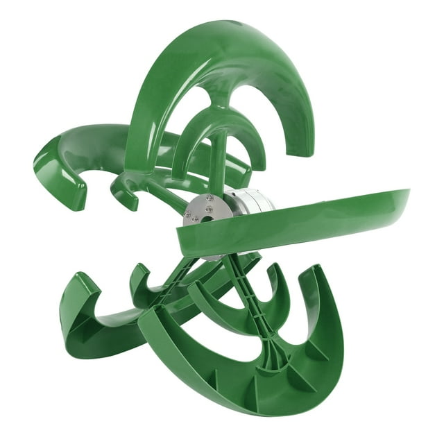 Wind Turbines Generator, Reduces The Drag Torsion Wind Power Generator Alloy Steel + Plastic For Charging Boats For Terraces 12V,24V,48V