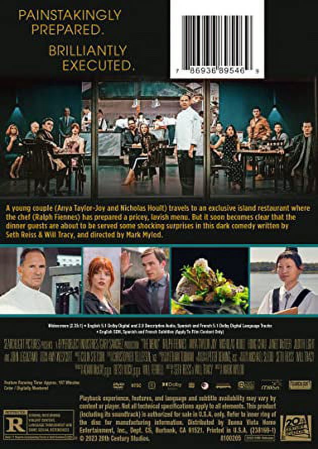Disney, The Menu DVD, WS STD, English French Spanish, 1 hr 47 min