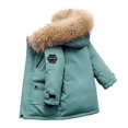 thumbnail image 1 of Boys Winter Jacket Kids Hooded Down Coats Warm Parka, 1 of 5