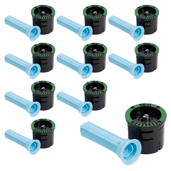(10) Rain Bird U8Q Sprinkler Nozzle 8' Quarter-Circle Spray Pattern (90°)
