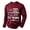 Wine, variant on Mens Patriotic Shirt America 250 Tshirt Long Sleeve Graphic Tee American Flag Print Casual July 4th Holiday Outfit