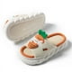 thumbnail image 3 of Zapatillas de verano de algodón y lino con puntera abierta y gruesas para las cuatro estaciones, de PVC, para mujer, bonitas, para interiores y exteriores, 3 of 5