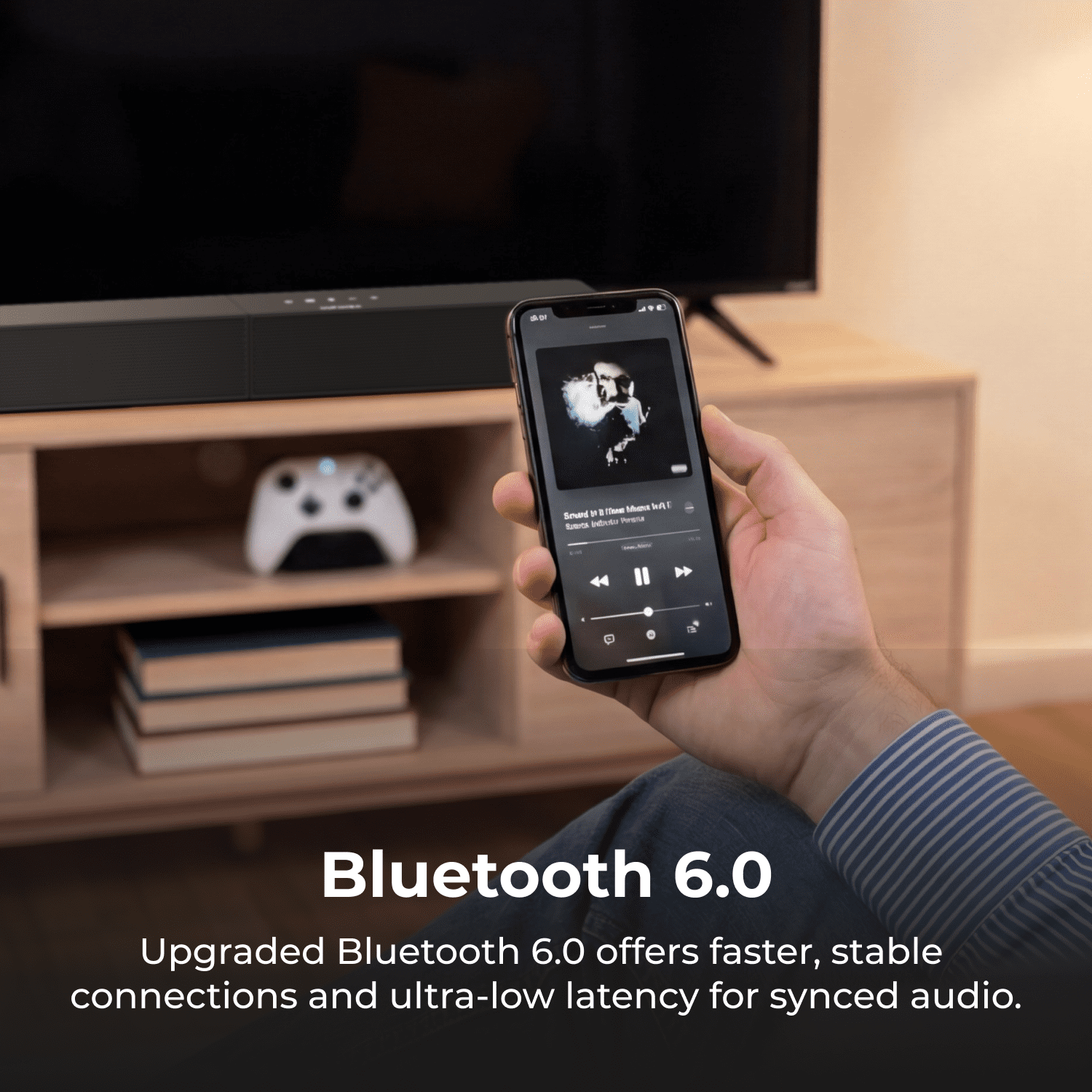 ULTIMEA  Sound Bar With Wireless Subwoofer, 240W, App Control, BassMX & VoiceMX, Soundbar for Smart TV, Bluetooth 6.0, HDMI, Optical, Poseidon R3T