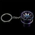 thumbnail image 2 of Dengmore Home Soft Decorations Fit Wheel Rim Keychains Creative Auto Part Car Keyring Key Chains Rings decors, 2 of 5