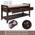 thumbnail image 2 of Premium Wooden Storage Bench for Family - Spacious & Stylish with 5 Shade Choices, 2 of 17