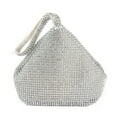 thumbnail image 2 of SHANNA Women's Evening Bag Sparkly Rhinestone Purse Chain Clutch Purse Bag Party Prom Wedding Purse(Small,Silver), 2 of 9