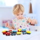 thumbnail image 2 of Juego de tren de madera Joqutoys 12 PCS Juego magnetico de juguetes de tren, 2 of 2