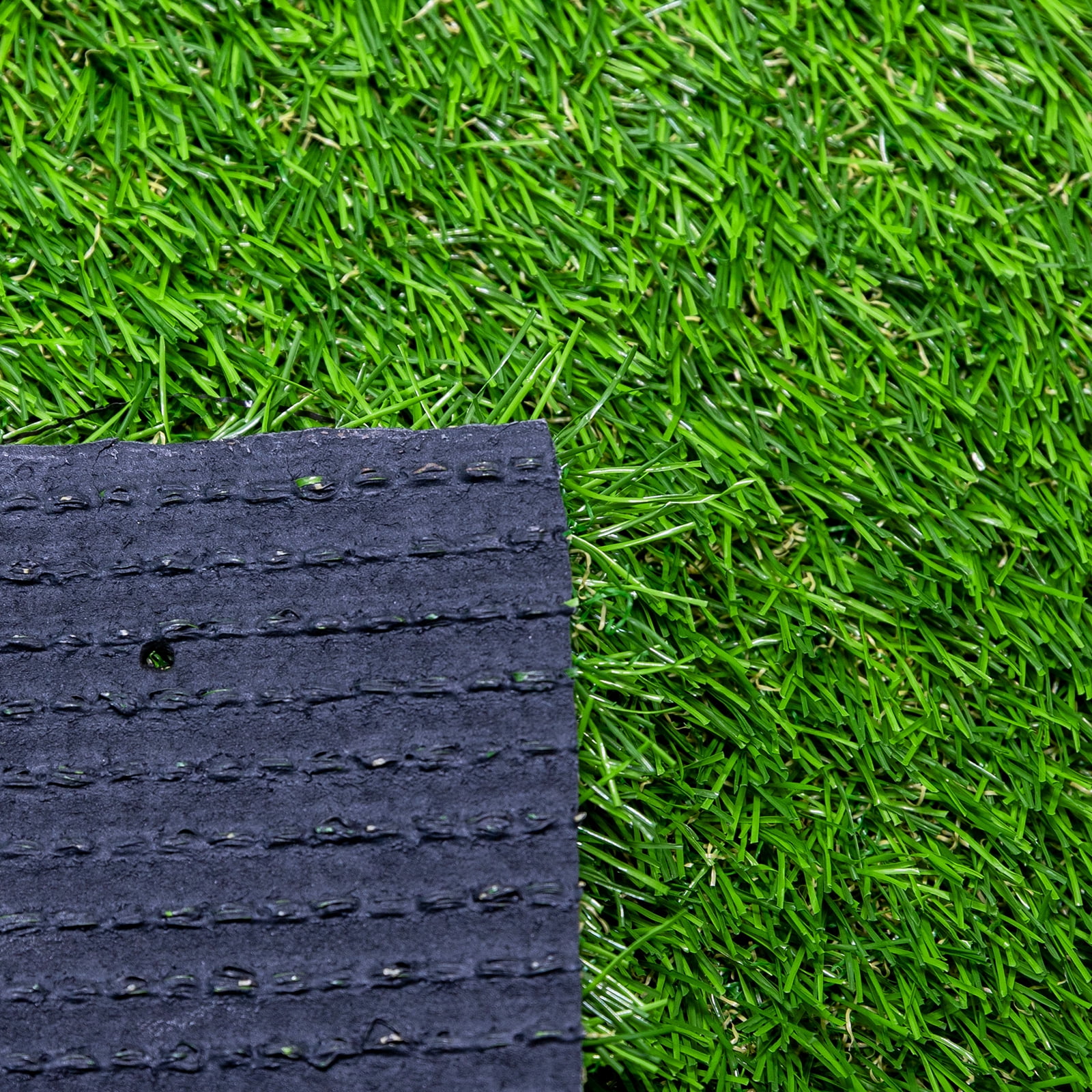 3 Pack 3.3FT x 10FT Artificial Grass Rug with Drainage Holes, Realistic Thick Synthetic Astroturf for Dogs, Indoor Outdoor Garden Lawn Mat